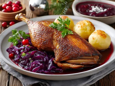 Ganslbraten © Vecteezy / lubos chlubny