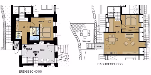 Skizze Apartment II