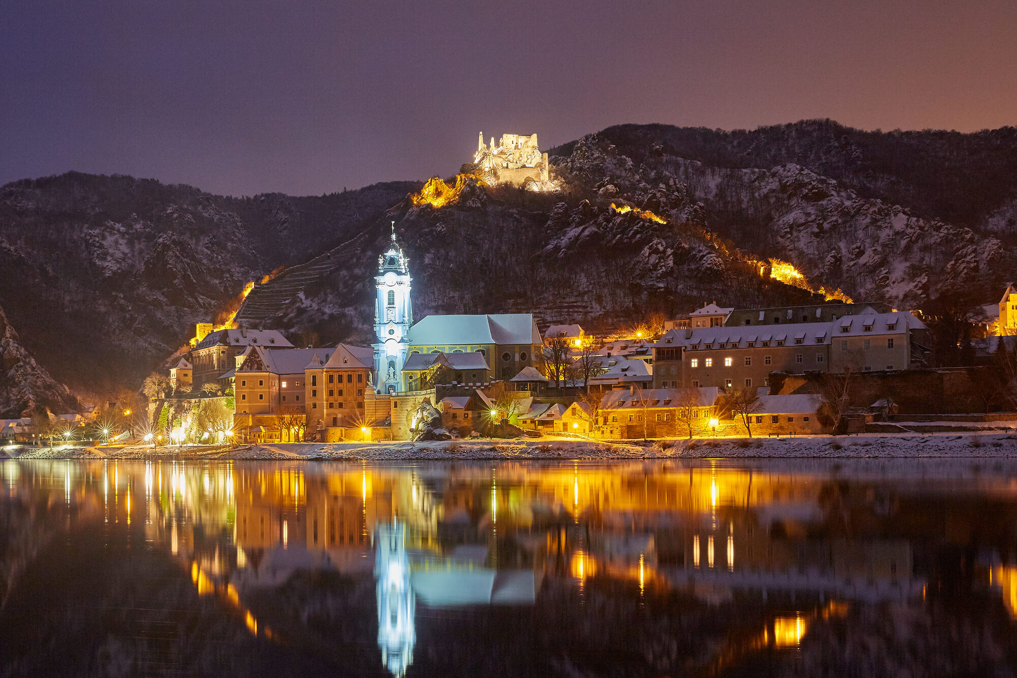 Dürnstein im Winter © Niederösterreich-Werbung GmbH / Michael Liebert