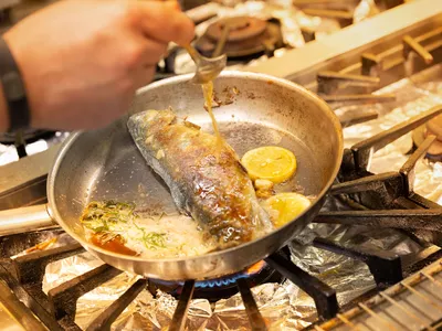 Gebratener Fisch