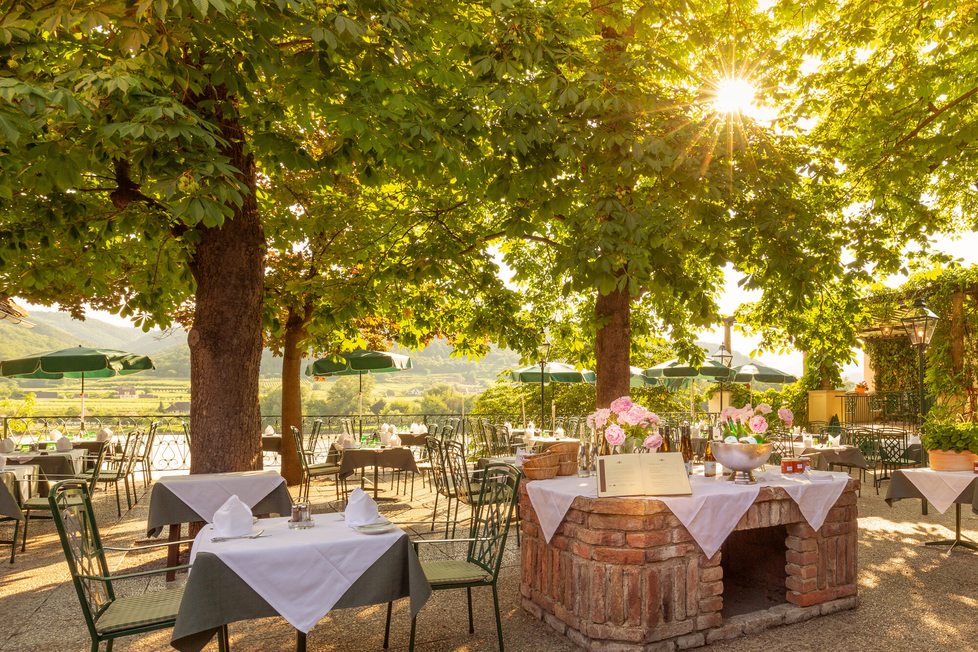 Sonnenterrasse vom Restaurant Richard Löwenherz