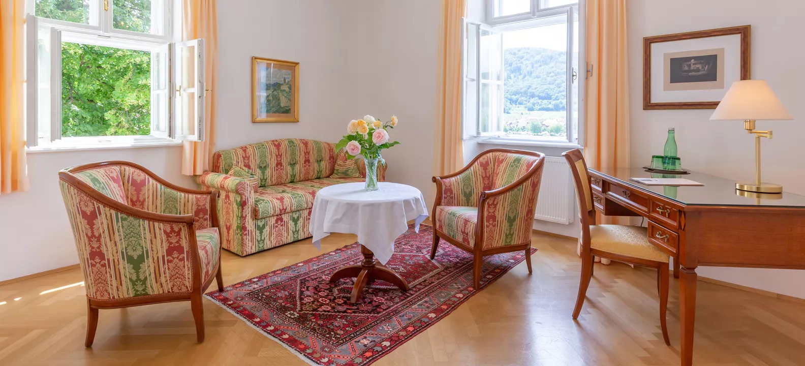 Wohnbereich Suite LÖWENHERZ